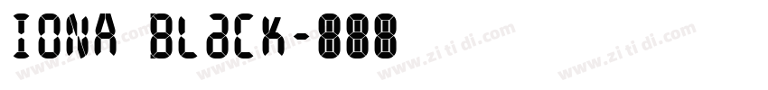 IONA Black字体转换